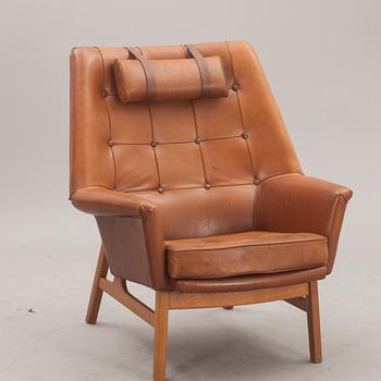FÅTÖLJ, TOVE & EDVARD KINDT-LARSEN, fåtölj, "Glimminge", Olof Persons Fåtöljindustri, Jönköping, 1960-tal.