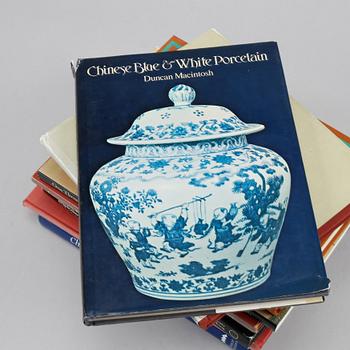 A group of 15 books, about Chinese ceramics and works of arts.