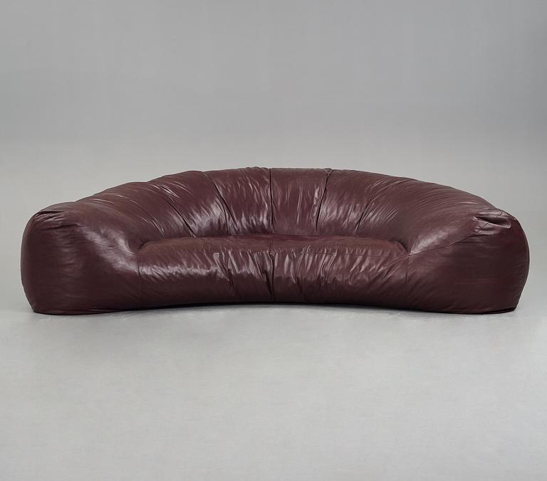 Raphael Raffel / Raphaël, a 'Croissant'  sofa, Maison Honoré, Paris 1970's.