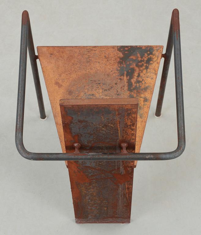 A Jonas Bohlin 'Iron Concrete' chair, Källemo AB, Värnamo 1987.