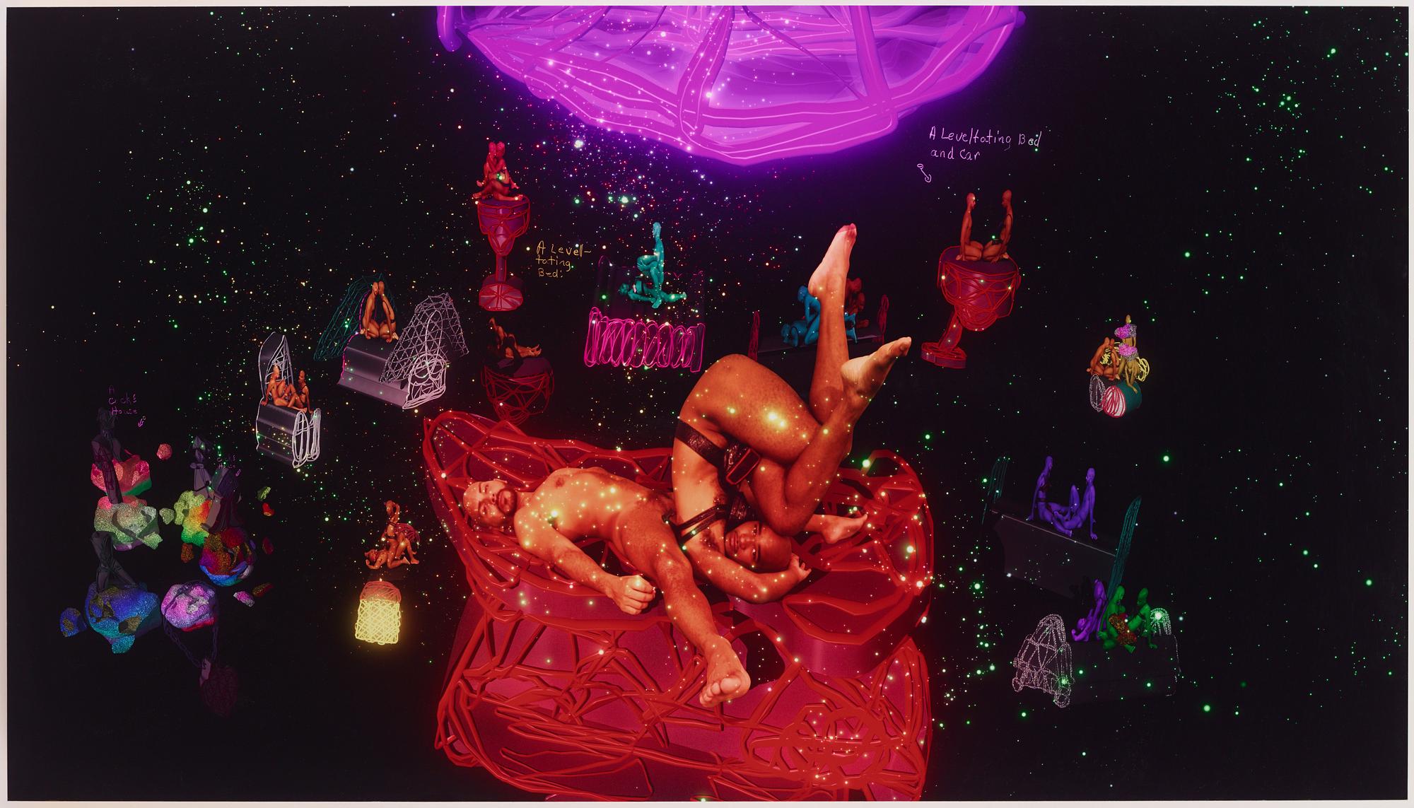 Jacolby Satterwhite, "Island of Treasure", 2013.