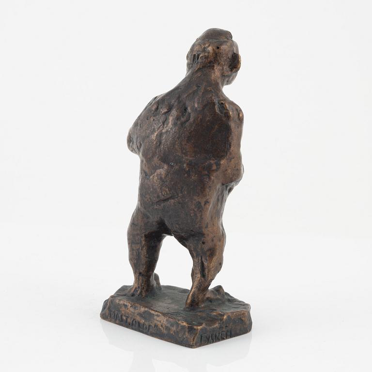 Bror Marklund, Sculpture, bronze, signed BM, height 22.5 cm.