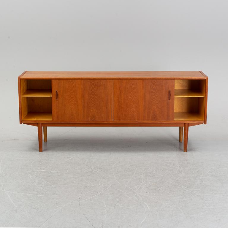 A teak sideboard deigned by Nils Jonsson for Hugo Troeds Bjärum, second half of the 20th century.