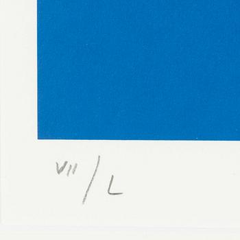 Franco Costa, silkscreen in colours, signed VII/L.