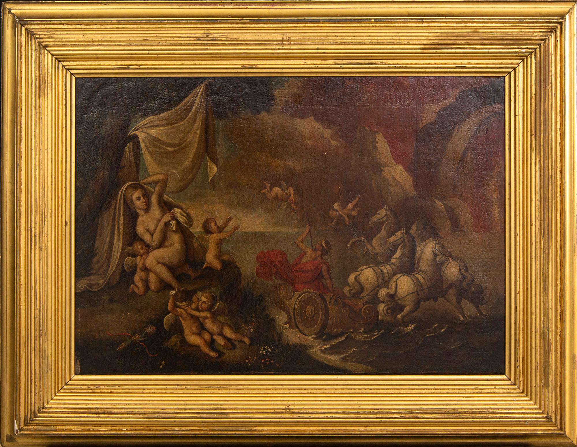 Girolamo Romanino, follower to 17/18th century oil on canvas.