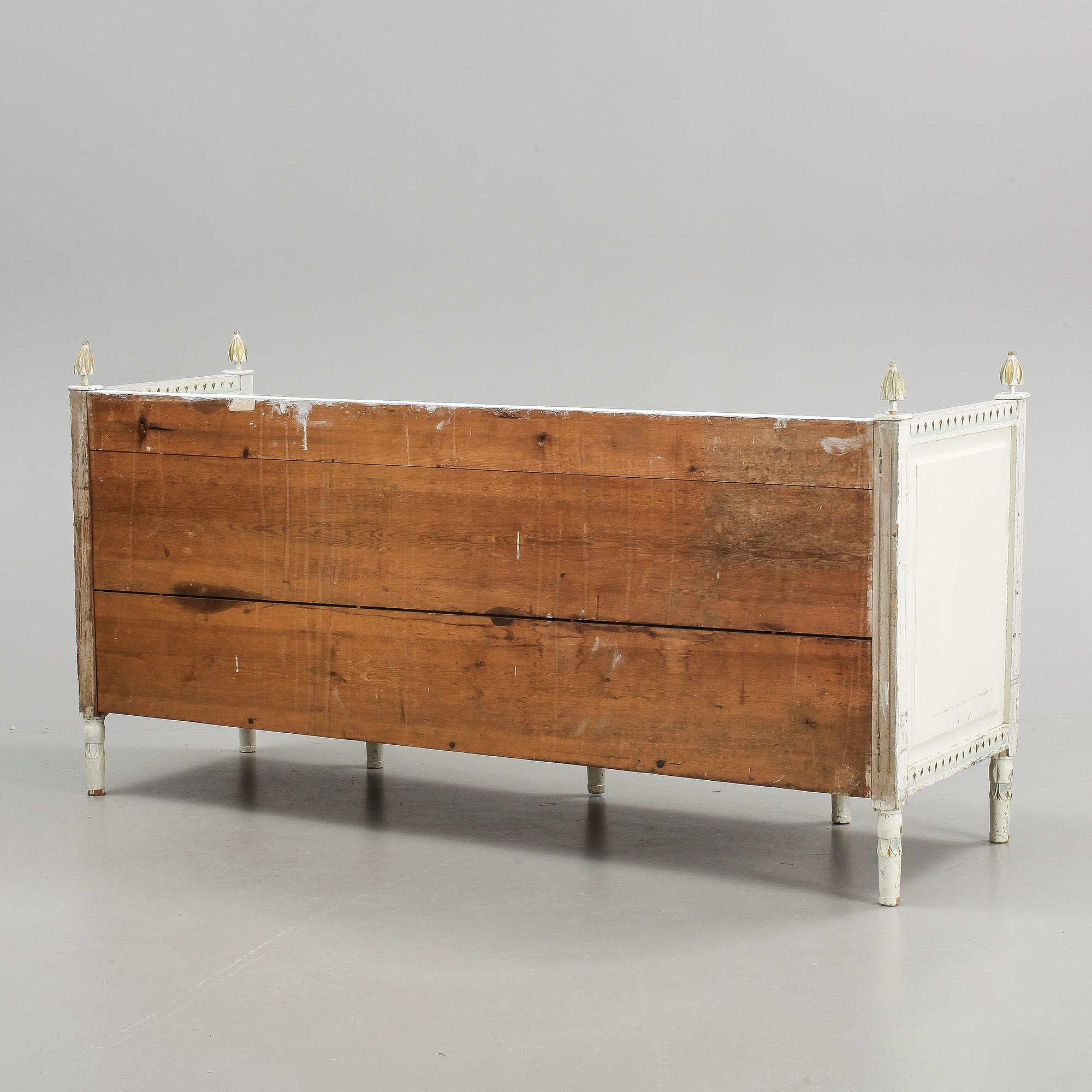 SOFFA, gustaviansk, omkring 1800.