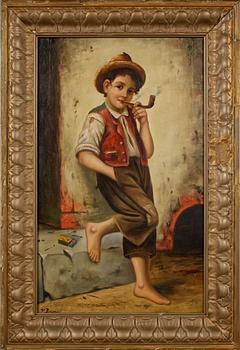 FRANCOIS XAVIER, BRICARD, oja på duk, signerad.