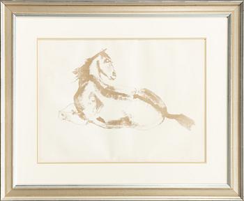 Elisabeth Frink, Resting horse.