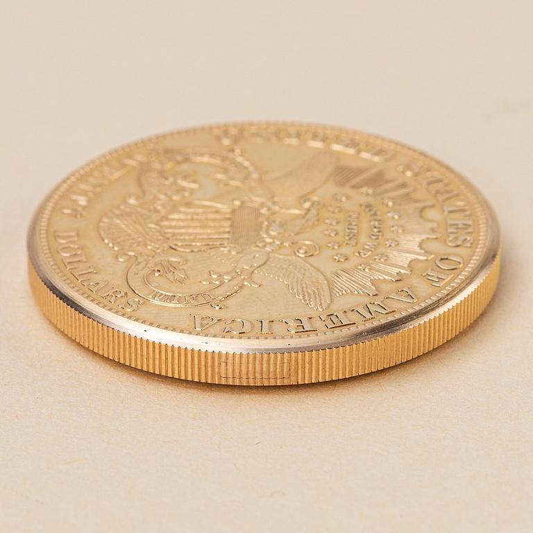 Rolex, "Coin Watch", "Twenty Dollars 1904", ca 1968.