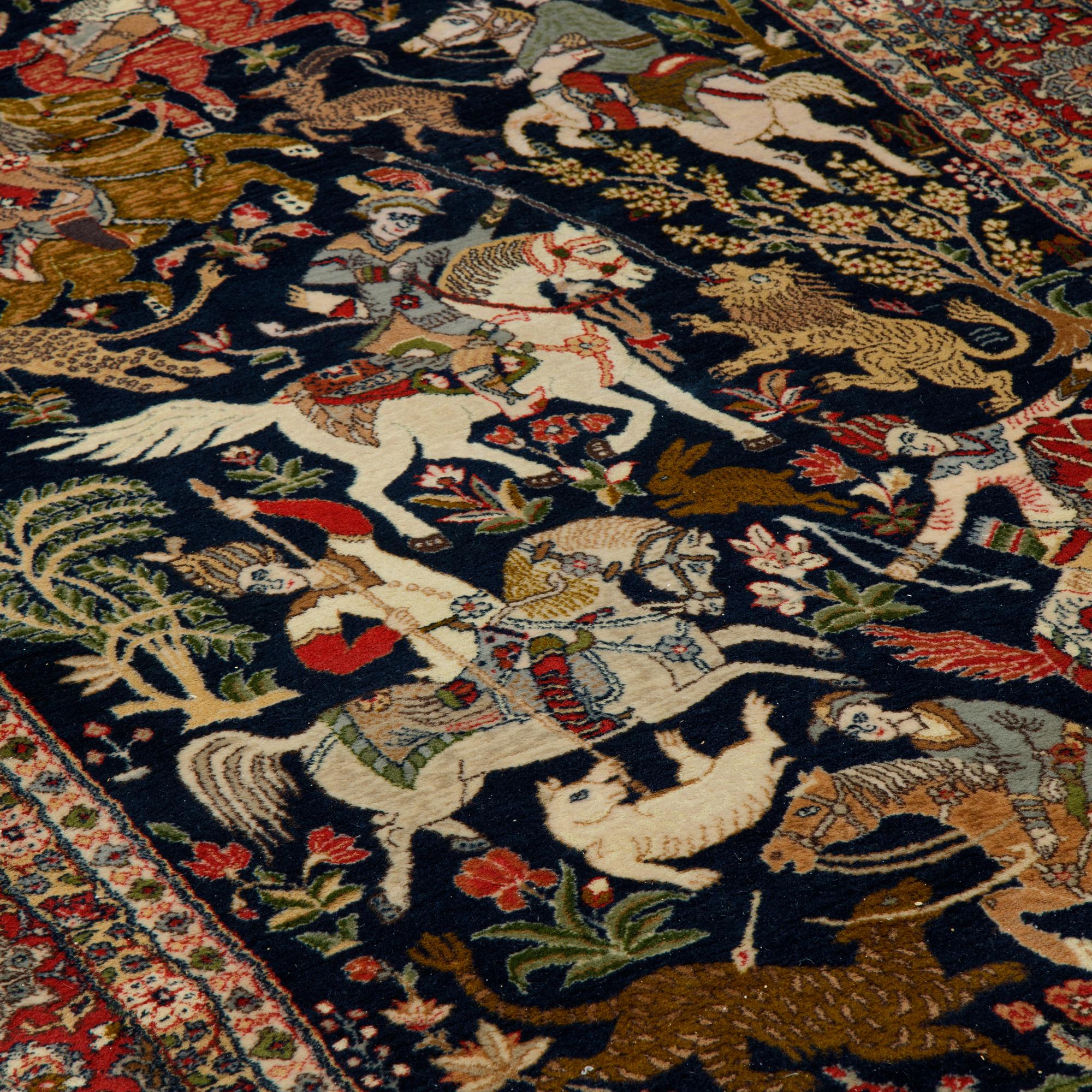A rug, semi-antique, oriental, ca 238 x 139 cm.