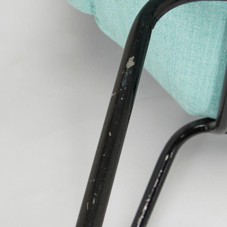 Carl Gustaf Hiort af Ornäs, nojatuoli, "Lehti", valmistaja Puunveisto Oy - Träsnideri Ab, 1900-puoliväli.