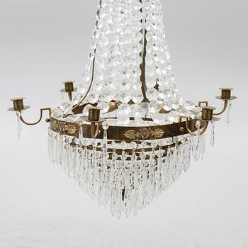Chandelier, Empire style, early 20th century.