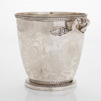 A german silver ice bucket,
