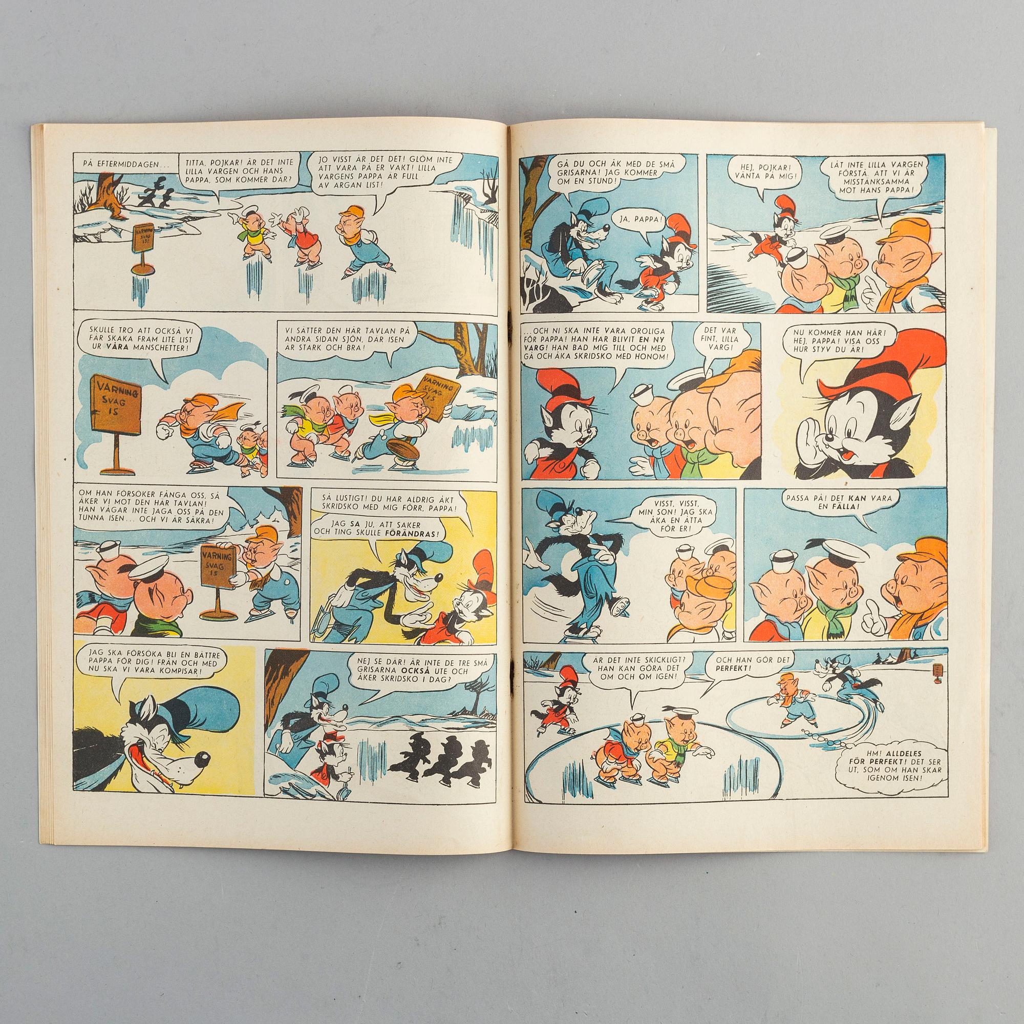 SERIETIDNING, Kalle Anka nr 1 1950.