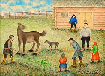 108. Andreas Alariesto, "THE SUIKKI MAN CURES THE HORSE".