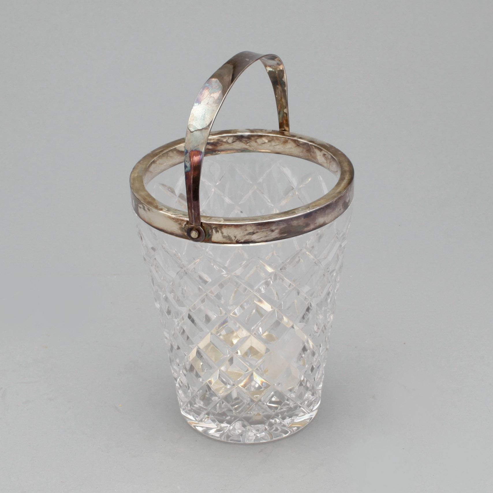 ISHINK, sterlingsilver samt glas, Malmö, 1900-talets första hälft.