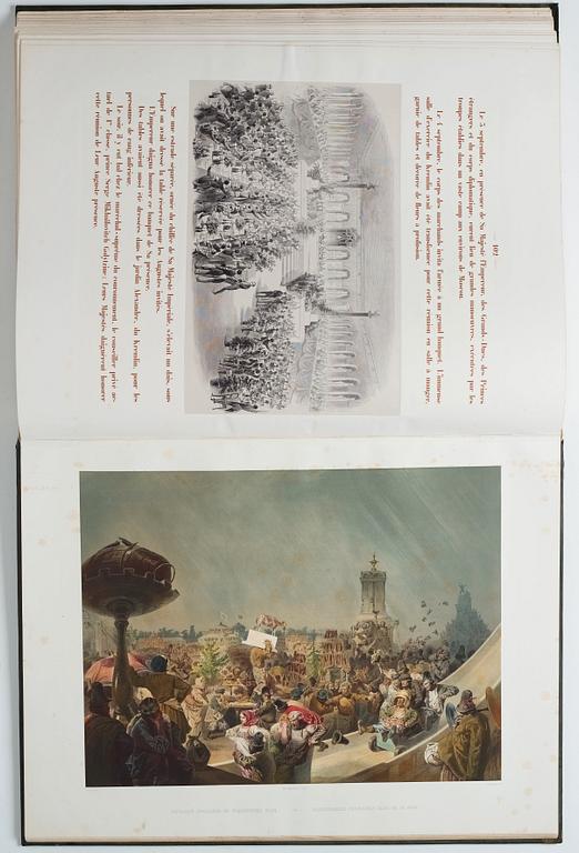 The Magnificent  Coronation Album of Emperor Alexander II and Empress Maria Aleksandrovna 1856.