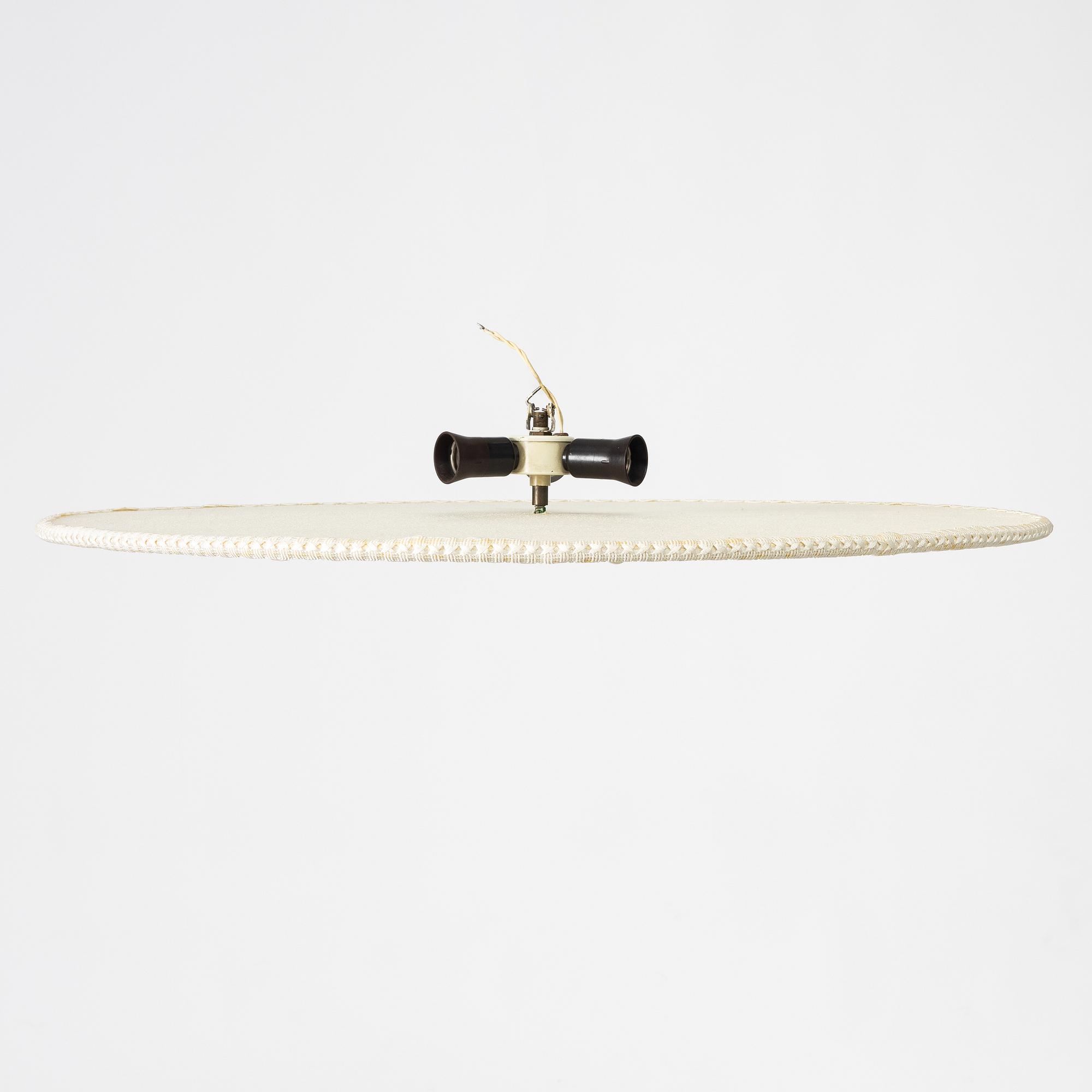 Hans Bergström, a ceiling lamp model 82, ateljé Lyktan, Åhus, Sweden 1940-50s.