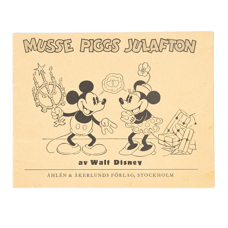 Comic book, "Mickey Mouse's Christmas Party", 1936.