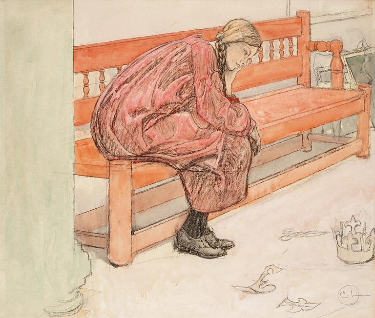 Carl Larsson, "Teaterfunderingar".