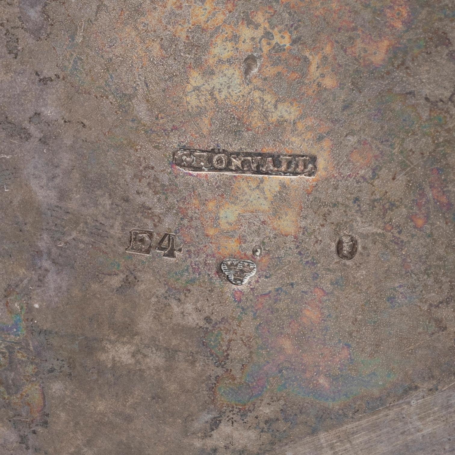 Kaffekanna, silver Johan Petter Grönvall, Stockholm, 1835.