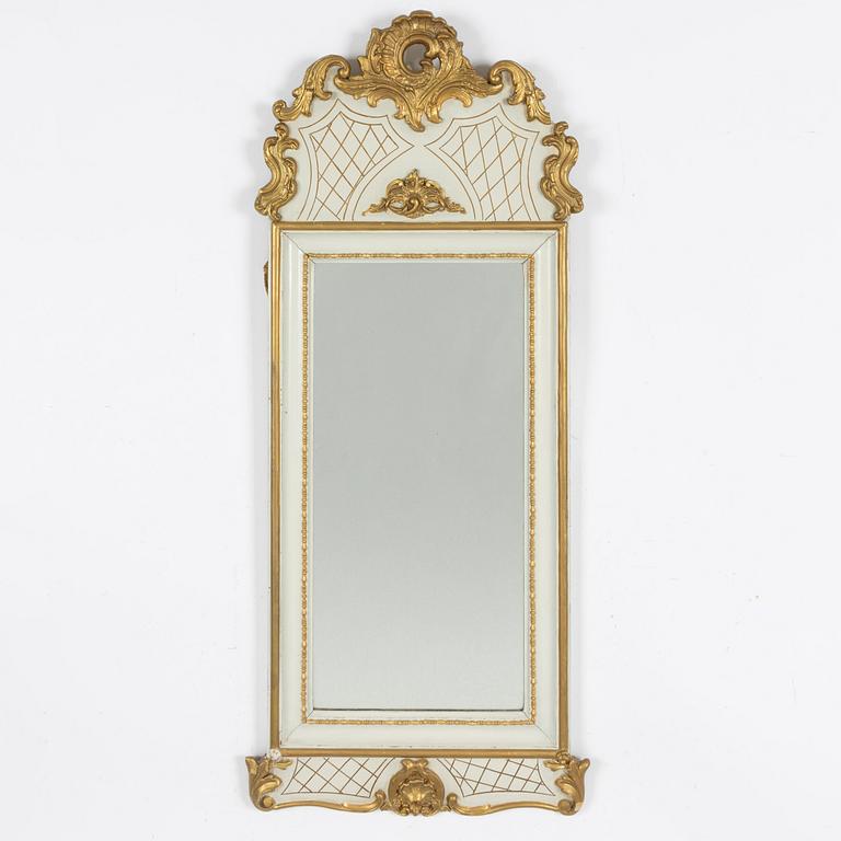 A neo rococo mirror, second half of the 19th century.