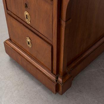 A mid 19th century mahognay writing desk.