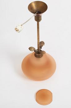 Harald Notini, a ceiling lamp, model "6605", Arvid Böhlmarks Lamp Factory, Sweden 1930s.