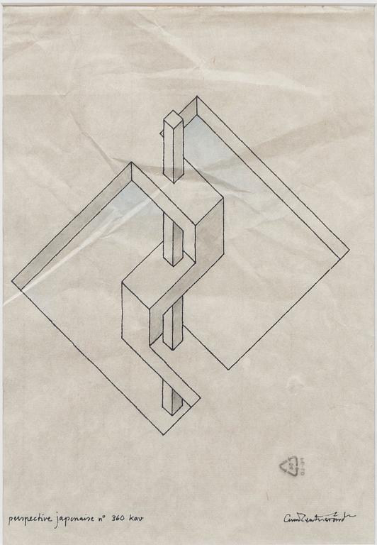 Oscar Reutersvärd, "perspective japonaise no 360".