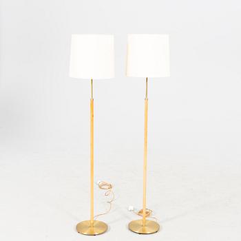 A pair of floor lamps 60-70s "Falkenbergs Belysning".