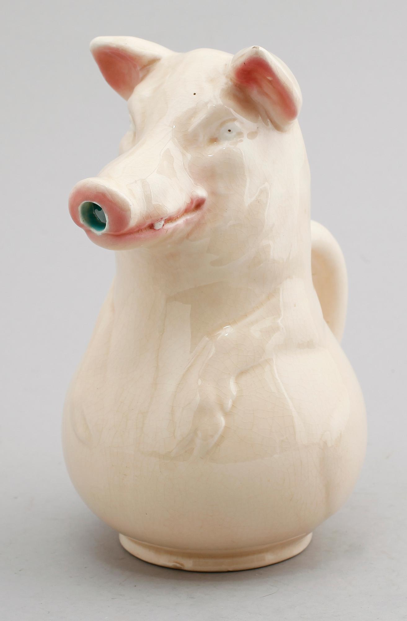 KANNA, porslin, Sarreguemines, 1900-talets första hälft.