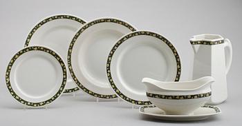 MATSERVIS, 57 delar, porslin, Rörstrand, tidigt 1900-tal.