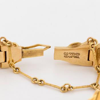 A Björn Weckström Lapponia ladies watch, 'Pola negri'. 18K gold. 1995.