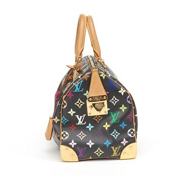 A black "Monogram multicolore" handbag by Louis Vuitton, "Speedy 30".