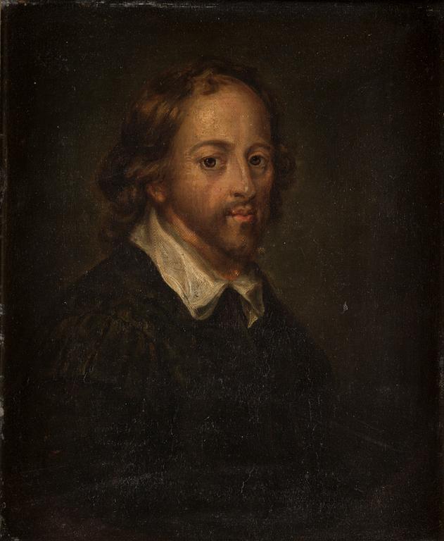 A portrait depicting William Shakespeare. Oil on canvas, 18th/19th century.