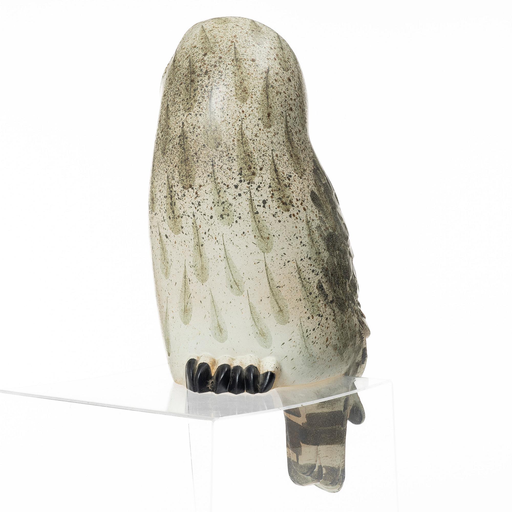Paul Hoff, Sculpture, "Strix Nebulosa no 636", Rörstrand, 1994.