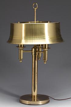 BORDSLAMPA, mässing. Örjsö Industri. 1970-80-tal