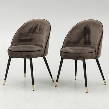 Six 'Cooper' chairs, Eichholtz, contemporary.