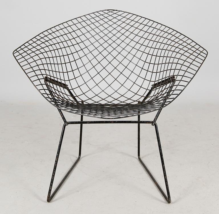 FÅTÖLJ, "Diamond chair", Harry Bertoia, 1960-tal.