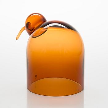 Oiva Toikka, a glass bird. Signed O Toikk Iittala.
