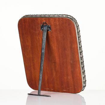 Estrid Ericson, a pewter framed mirror model "A 2518", Firma Svenskt Tenn, Stockholm, 1947.