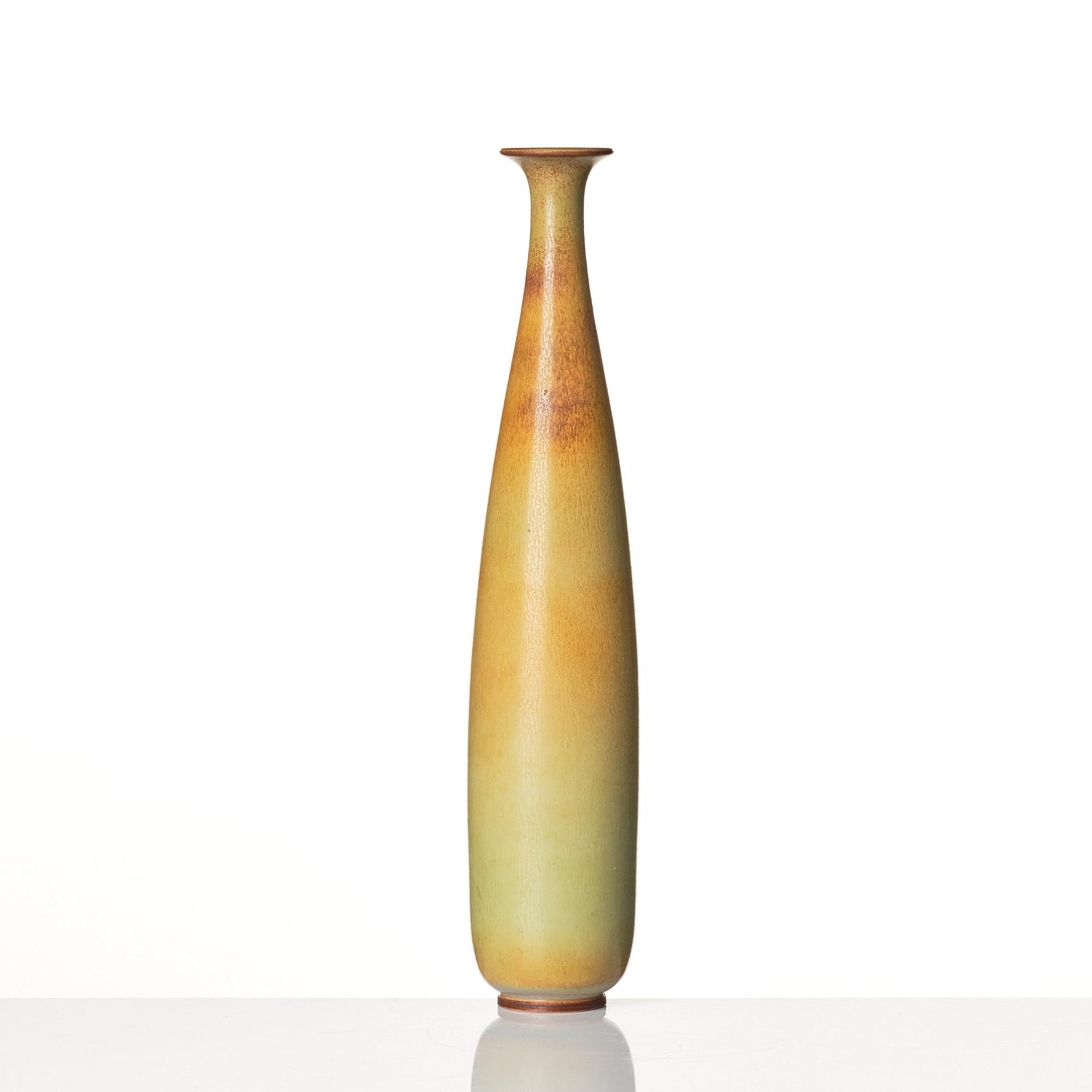 Berndt Friberg, a stoneware vase, Gustavsberg studio, Sweden 1952.