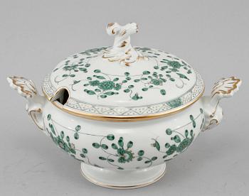 PARTI SERVISDELAR, 4 st, porslin, Meissen, 1900-talets andra hälft.