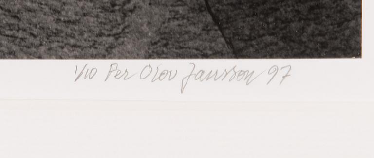 Per Olov Jansson, photograph, signed and dated -97, numbered 1/10.