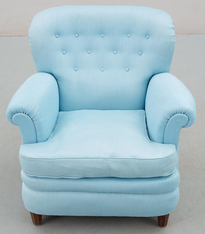 A Josef Frank easy chair, Svenskt Tenn, model 568.