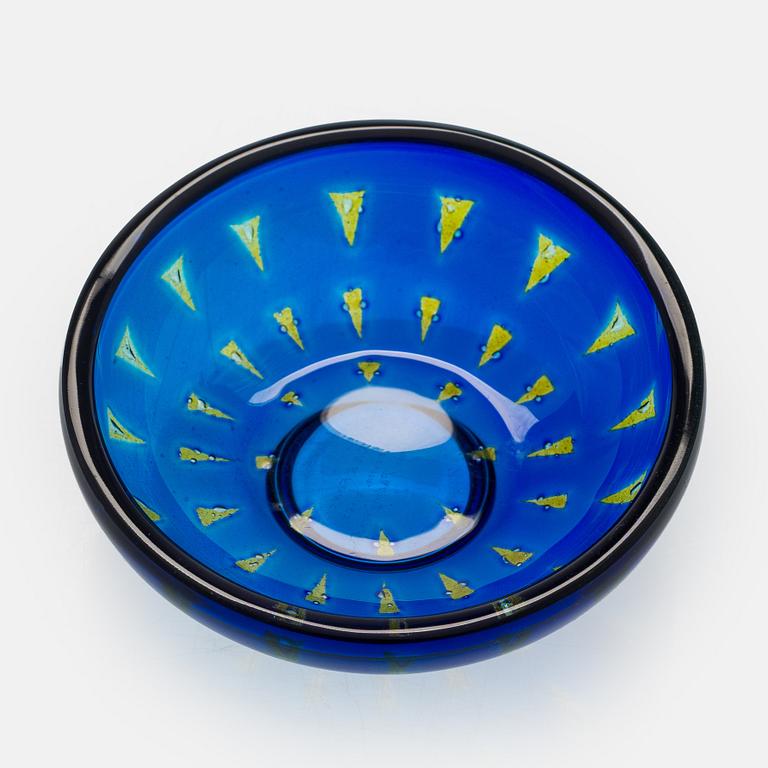 Sven Palmqvist, a 'Ravenna' glass bowl, Orrefors.