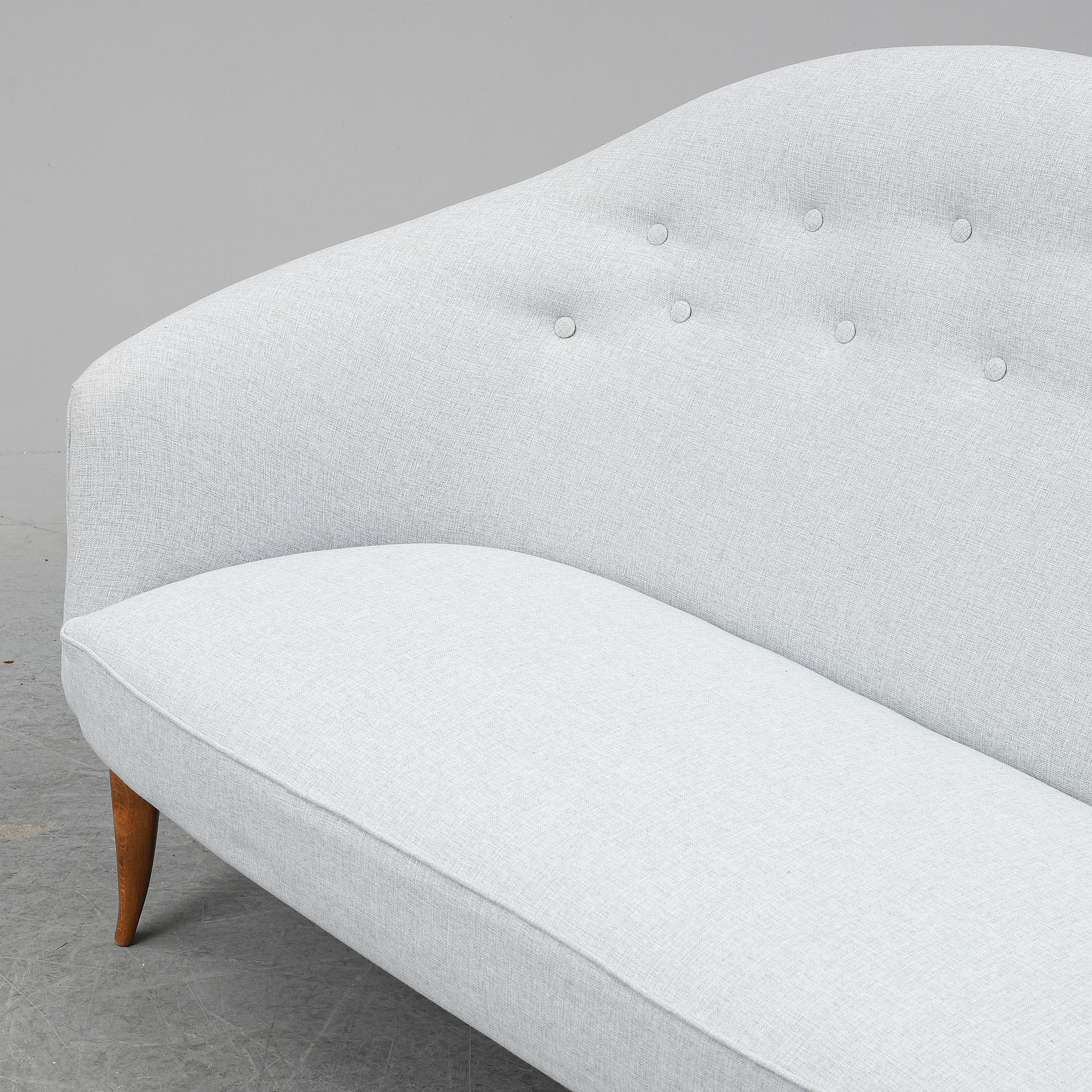 KERSTIN HÖRLIN-HOLMQUIST, soffa, "Lilla Paradiset", Triva, Nordiska Kompaniet formgiven 1958.