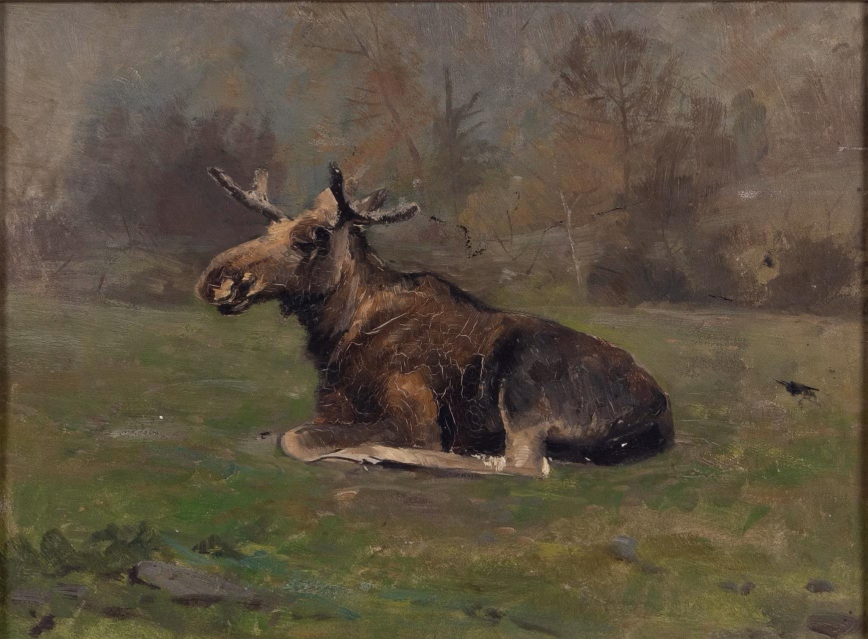 Axel Borg, Lying moose.