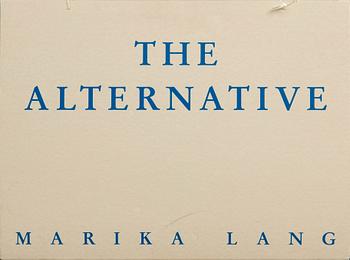 Marika Lang, folder "The Alternative".