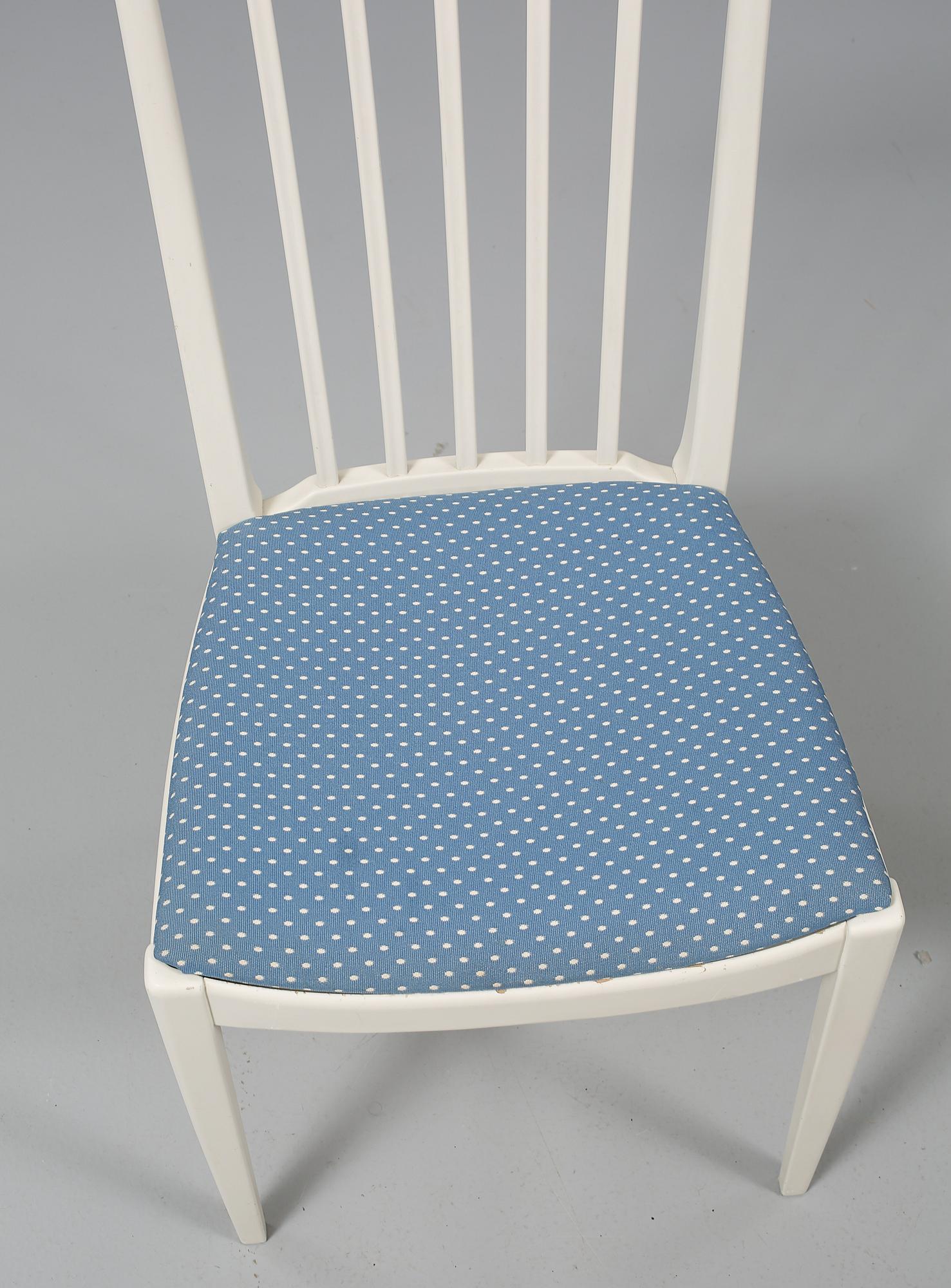 STOLAR, 4 st, "Herrgården", Carl Malmsten, Bodafors, delvis daterade 1964.